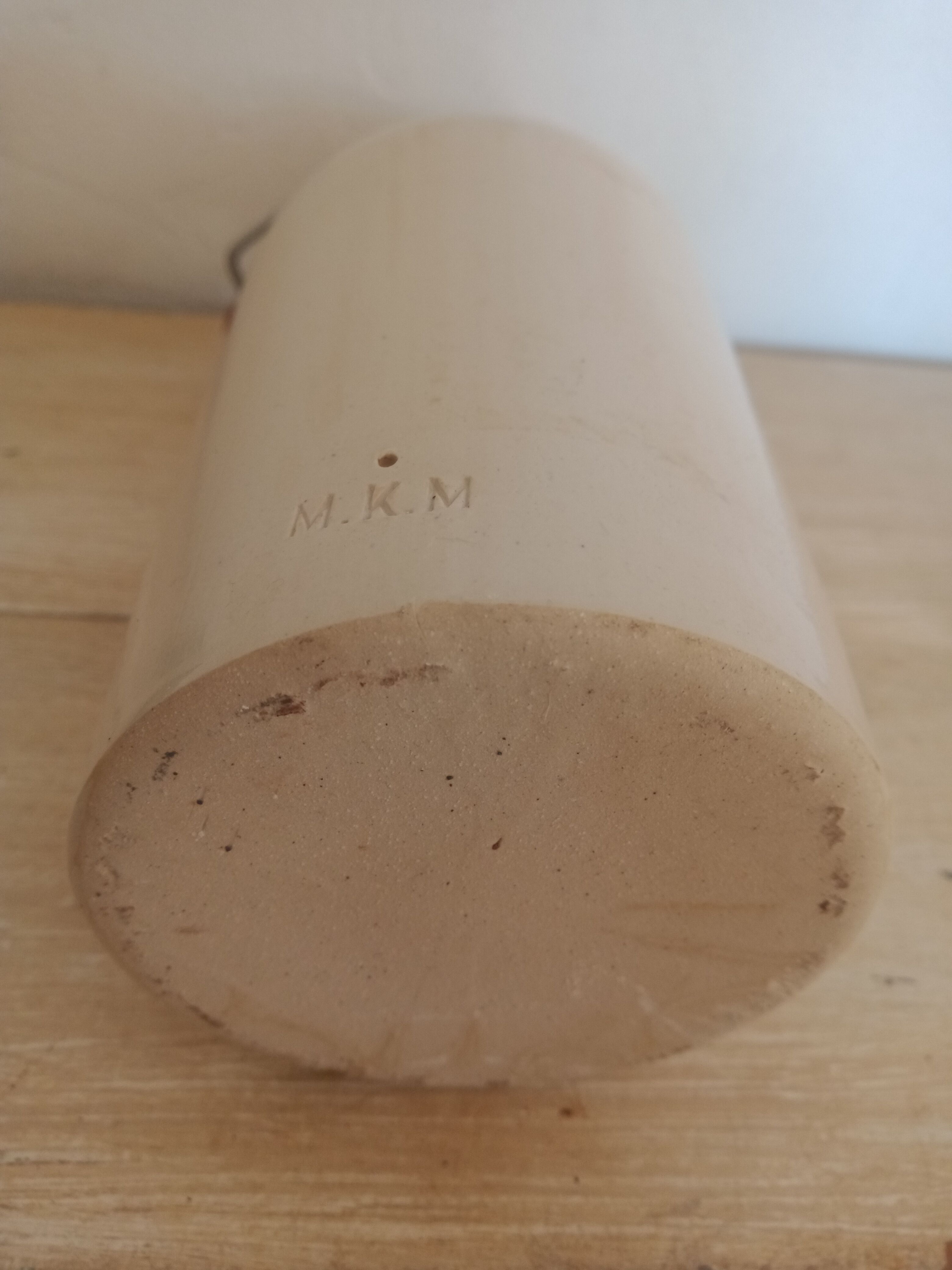 Bouteille en grès MKM