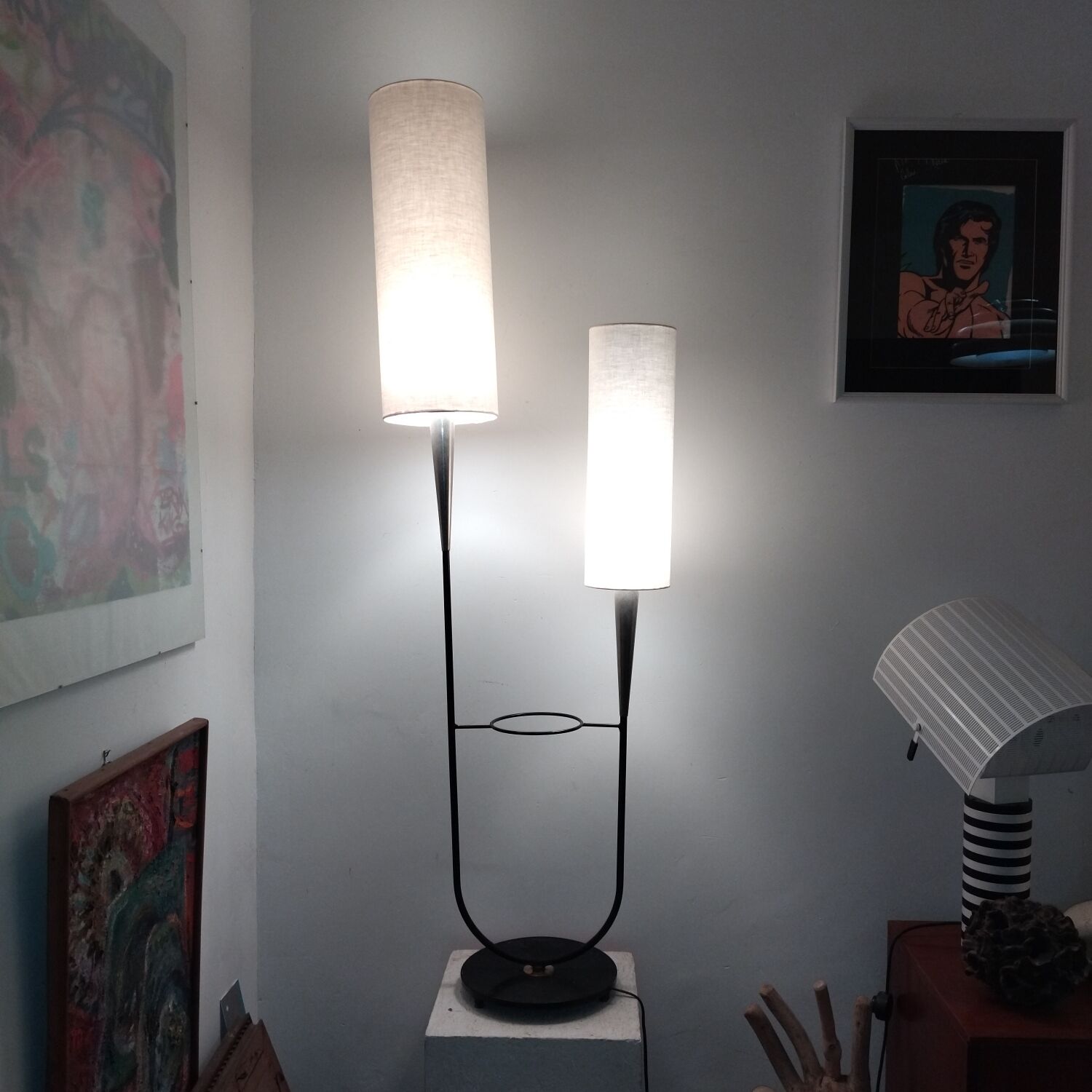 Floor lamp arlus design 50's 60's