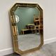 Octagonal Wall Mirror with Faceted Stained Glass Rim from Schöninger, 1970s