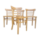 Set de quatre chaises bistrot Baumann