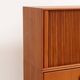 Highboard with tambour doors by Heinrich Riestenpatt