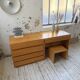 Bureau + commode + tabouret pin Maison Regain Savoie
