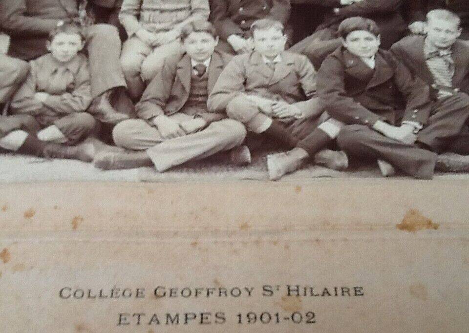 Photographer Jules David (Levallois-Perret) 1901-02 Etampes Collège Geoffroy Saint-Hilaire