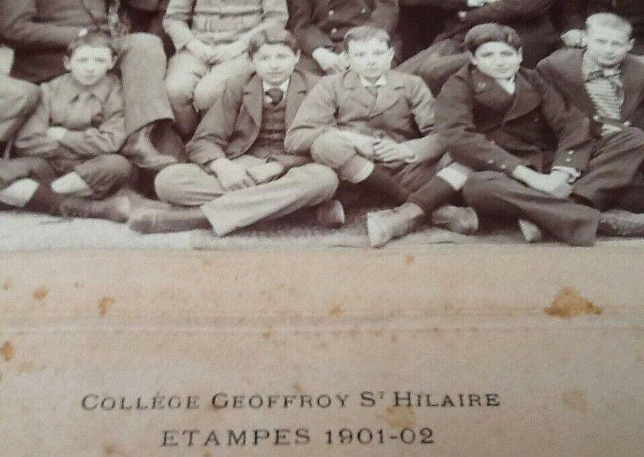 Photographer Jules David (Levallois-Perret) 1901-02 Etampes Collège Geoffroy Saint-Hilaire