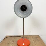 Vintage orange east german table lamp from aka leuchten, 1970s