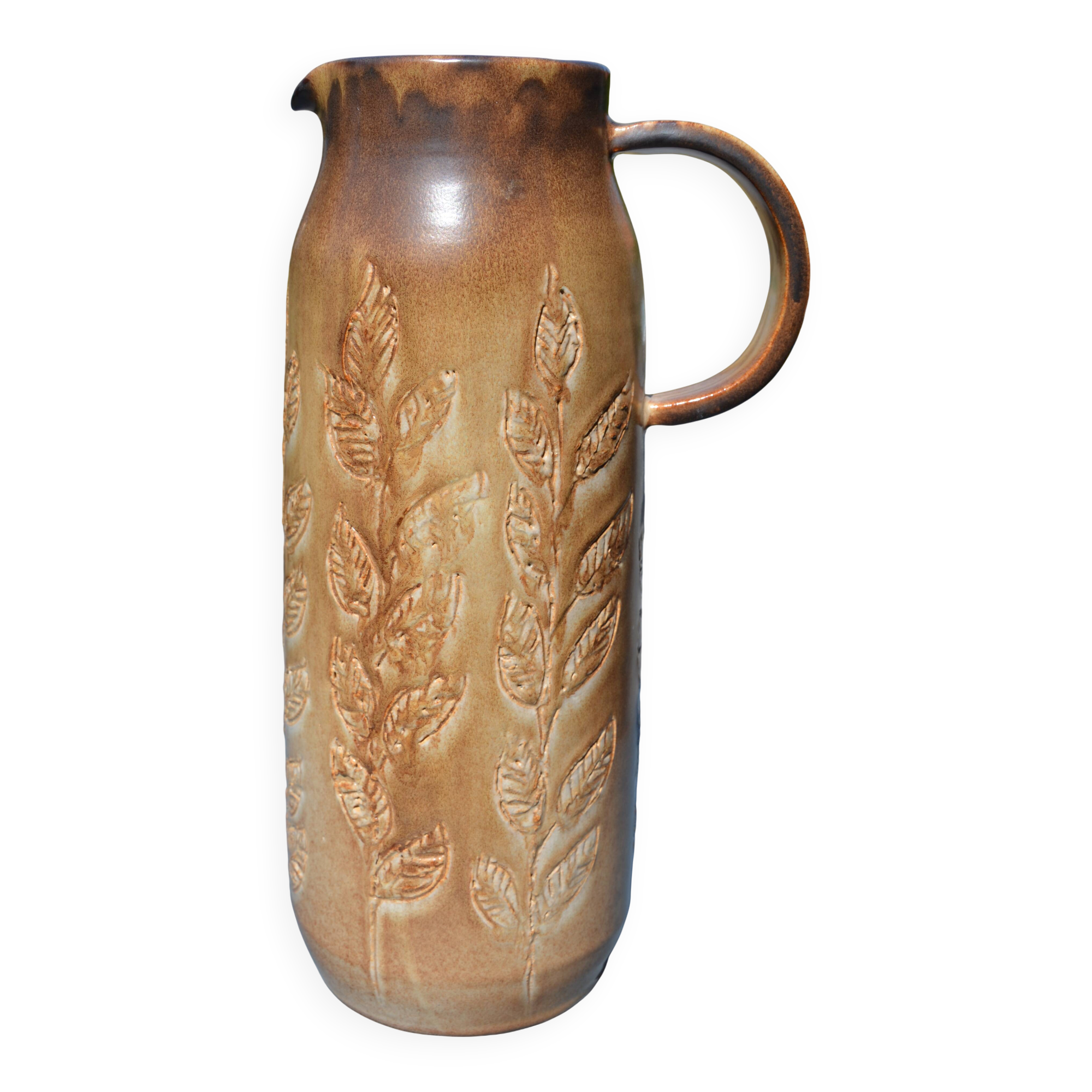 Vase/jug Denise and Michel Pointu "art ceramic high fire"