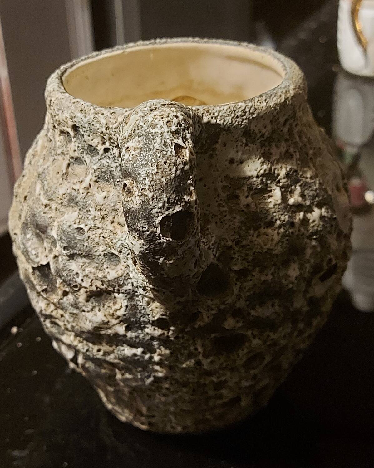 Vase chevrette fat lava des années 70