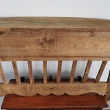 Old carved wood wall shelf