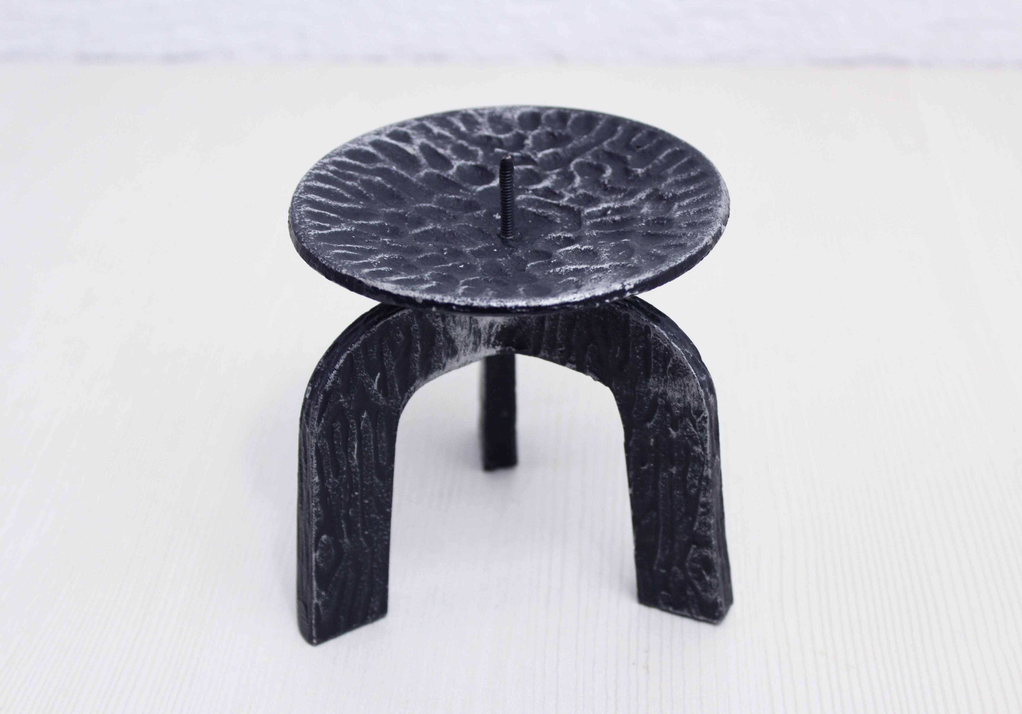 Vintage brutalist candle holder