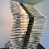 Rare glass wall lamp by Kamenicky Senov, 1960s