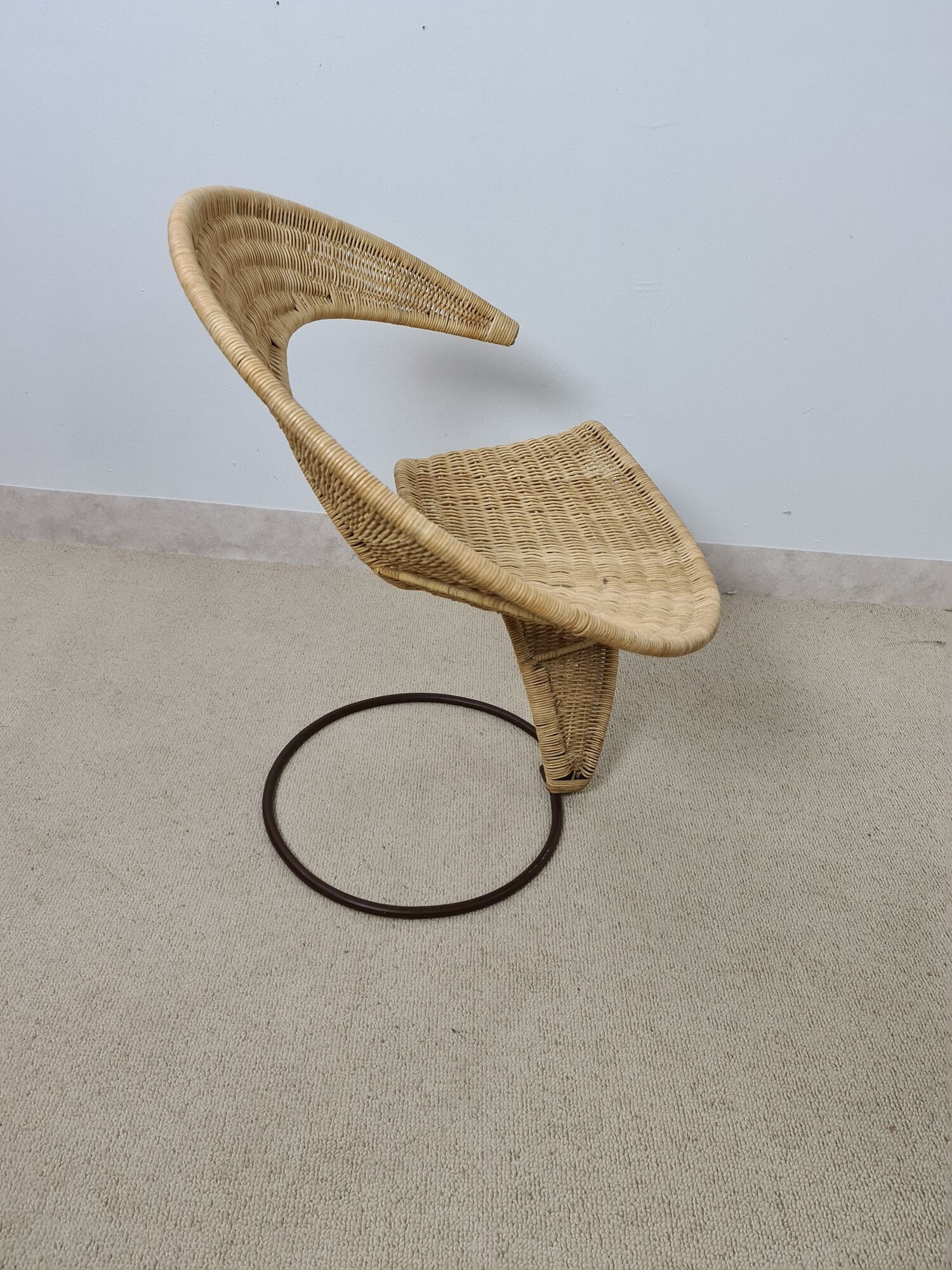 Zest wicker chair by François Liguori for the pescatore studio