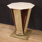 Particular side table with onyx top from the 70s