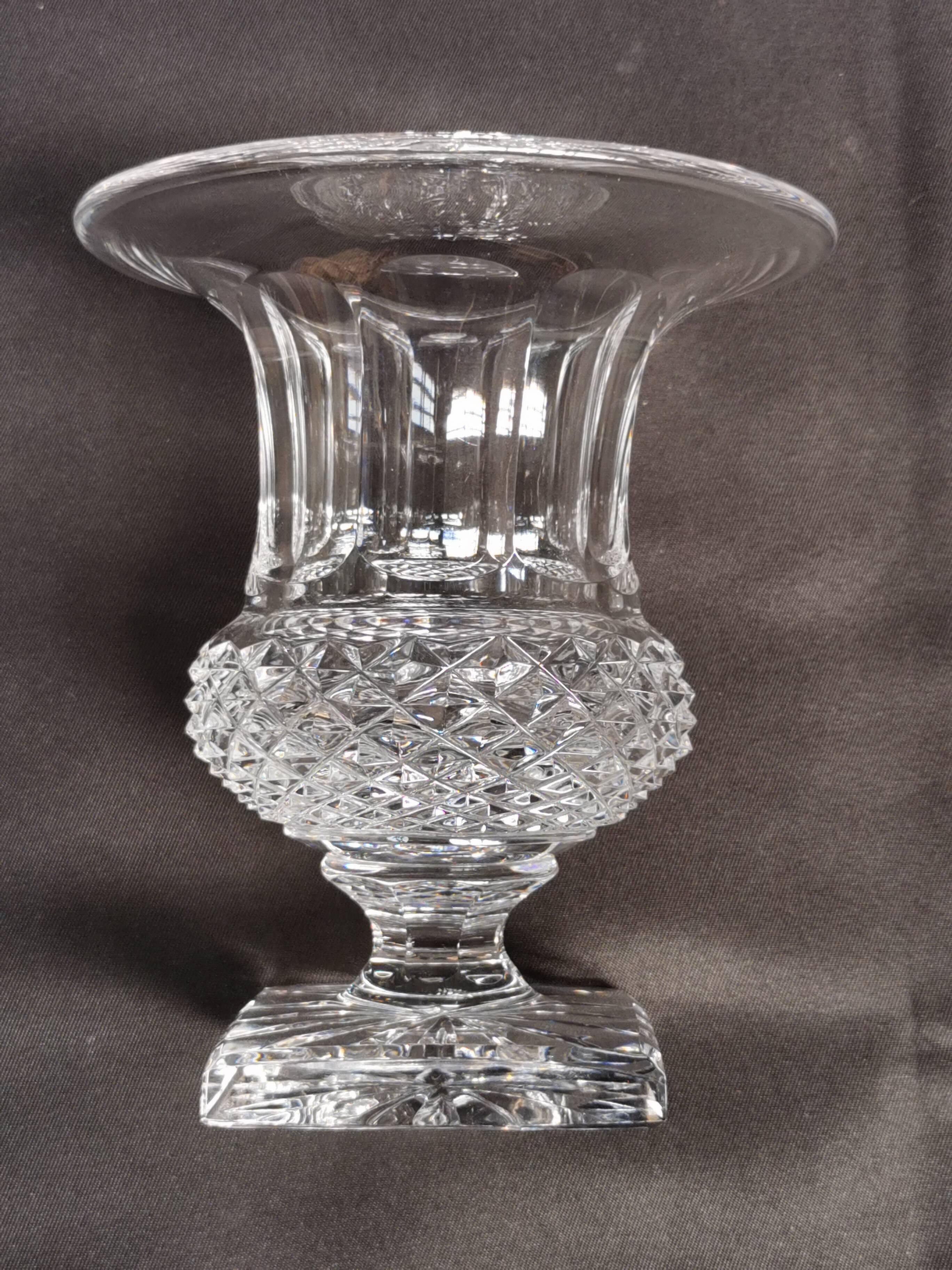 St Louis Crystal Medici Vase Versailles Model