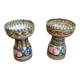 Picnic candlesticks signed André L'Helguen Keraluc Quimper