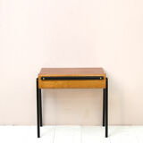 Side table with sewing compartment