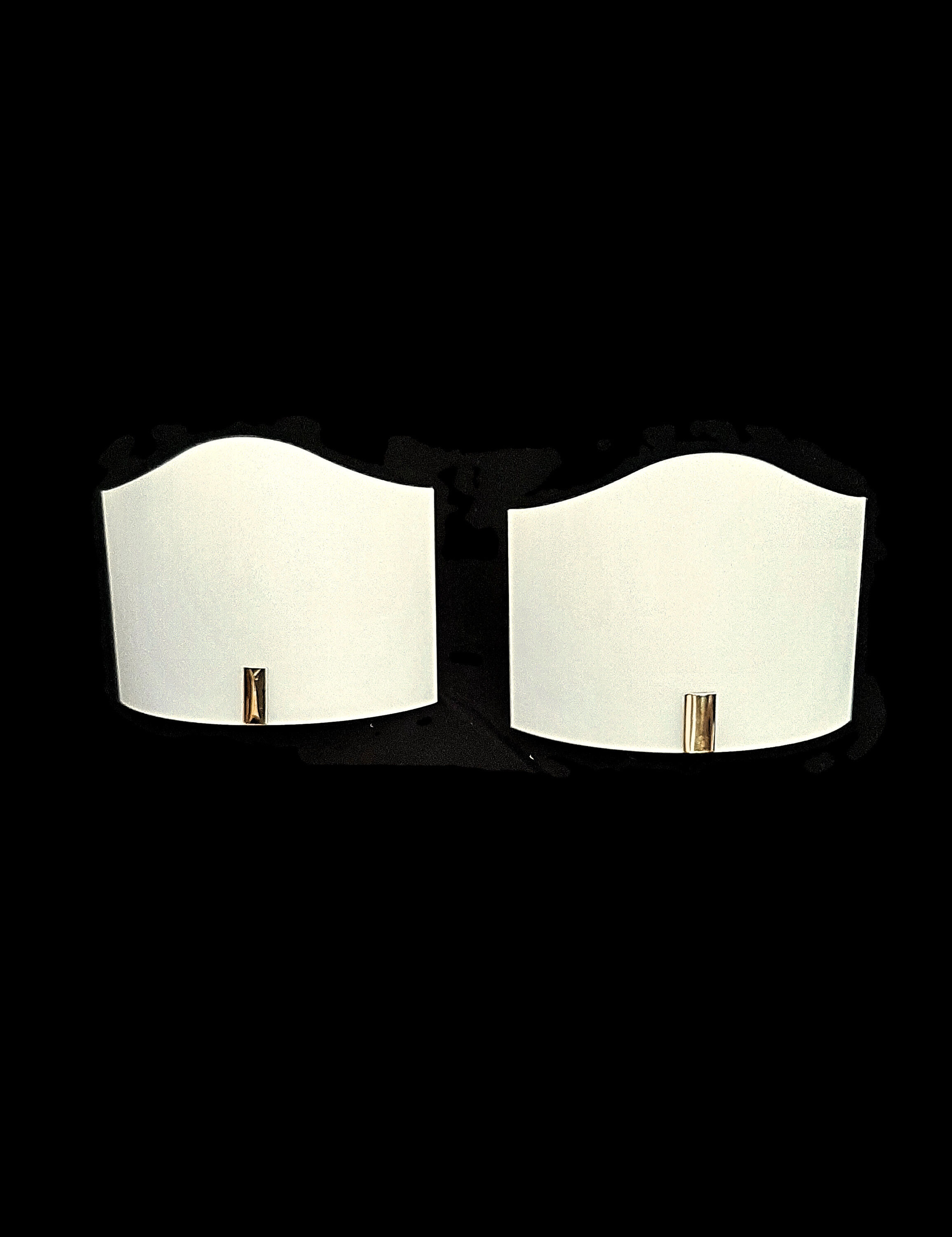 Pair of wall lamps by Murano