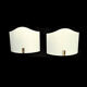 Pair of wall lamps by Murano