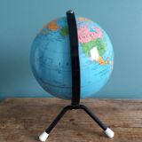 Globe world map Taride 50s 60s