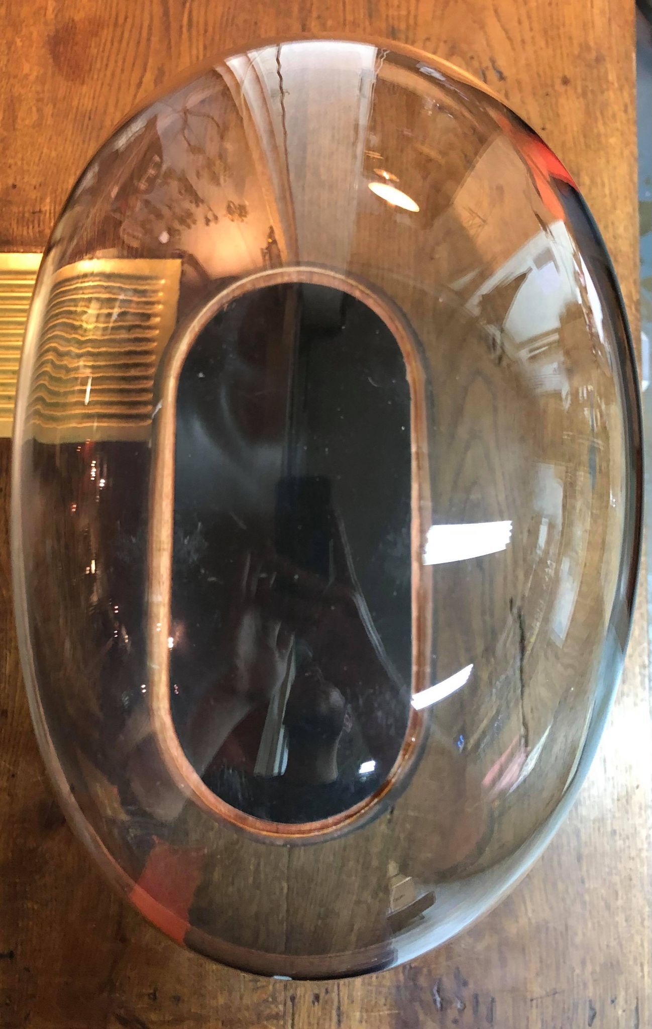 Former Napoleon III wedding globe in blown glass