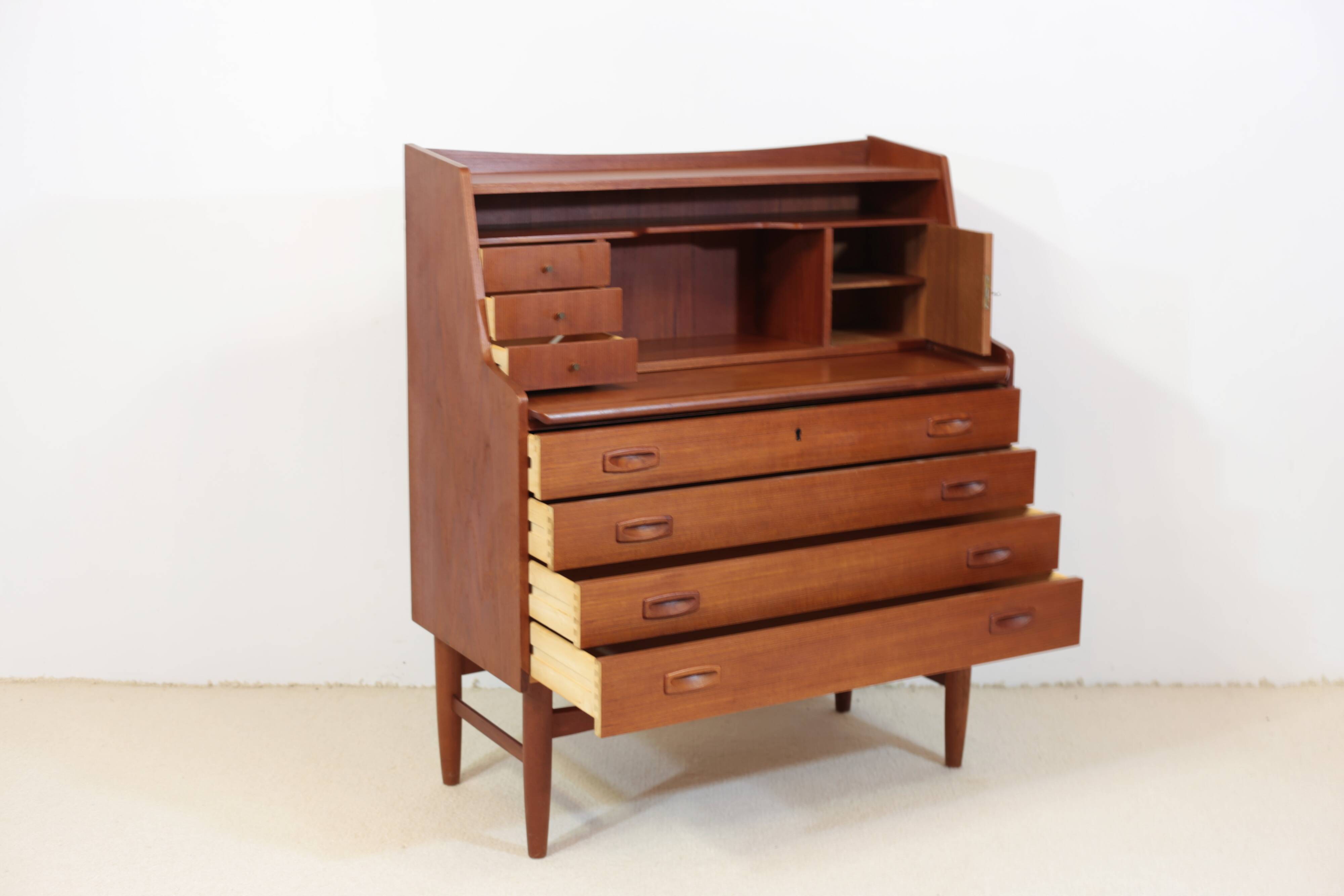 Mid-Century Teak Secretary
