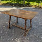 Table with turned legs
