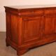 cherry wood sideboard/chest with three doors - 19th century