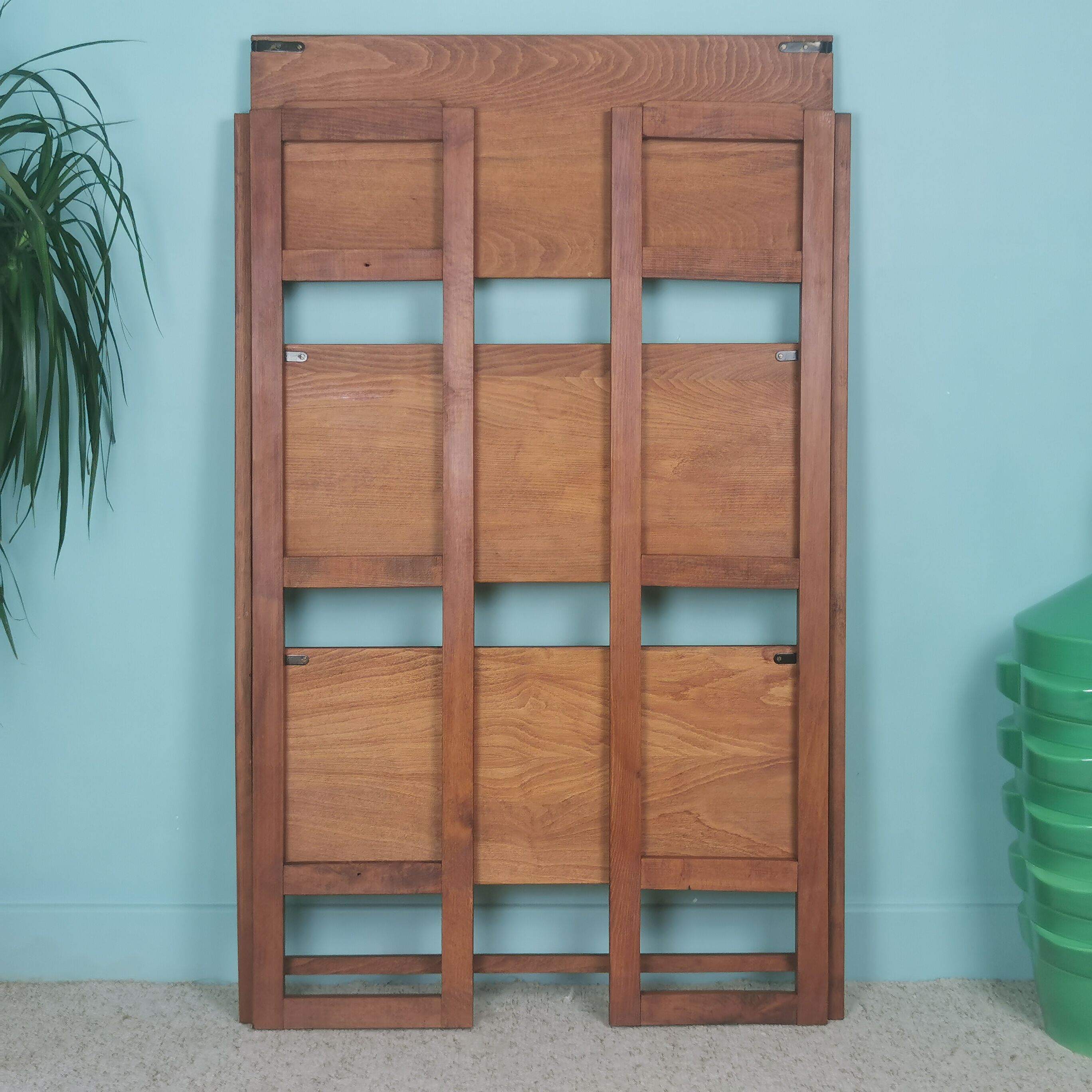 Folding bookcase shelf 50's