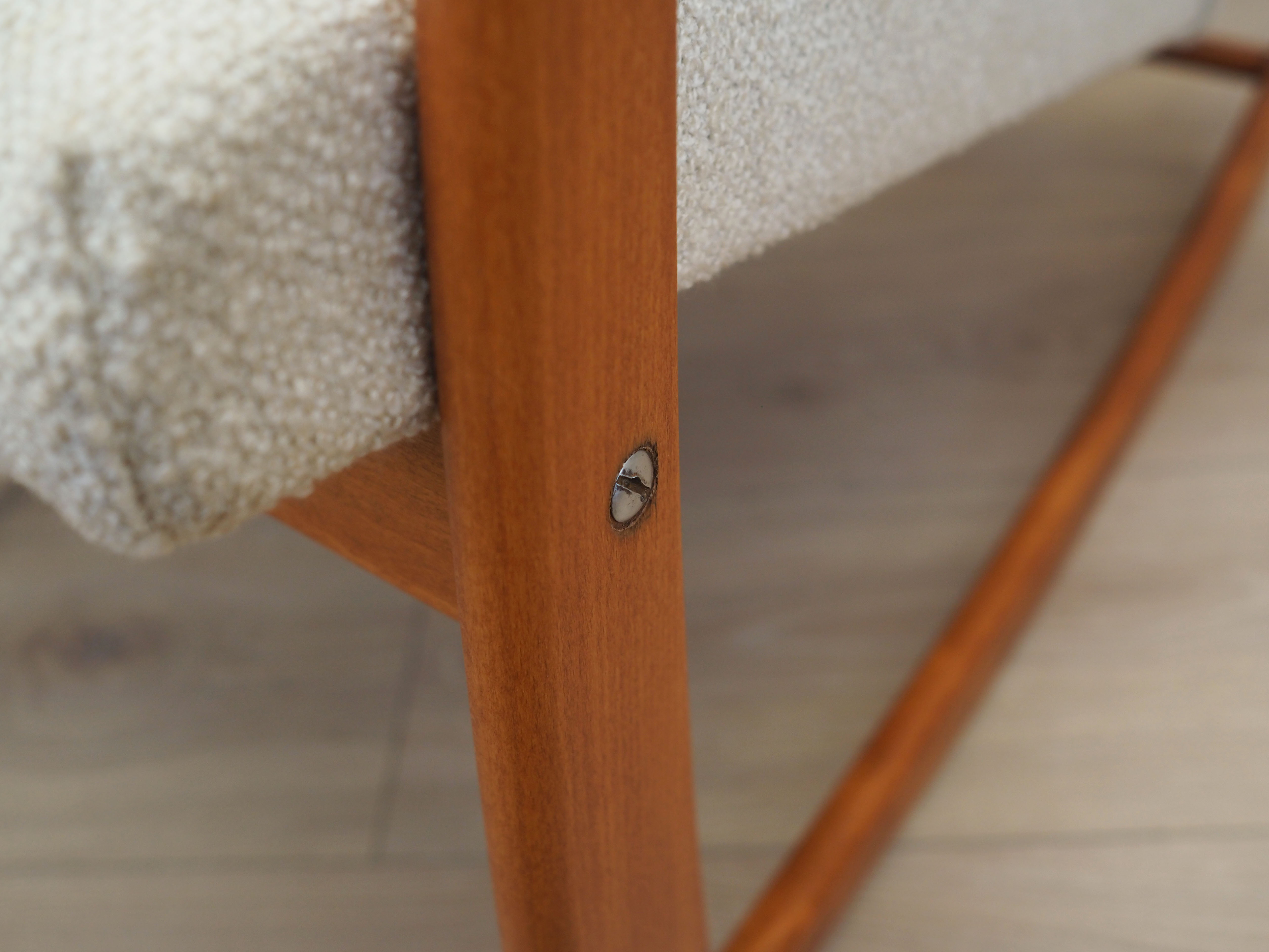 Beech rocking armchair, Danish design, 1970s, Denmark