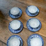 Le lot de 6 tasses japonaises