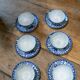 Le lot de 6 tasses japonaises