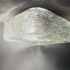 Square glass flush mounted ceiling or wall light