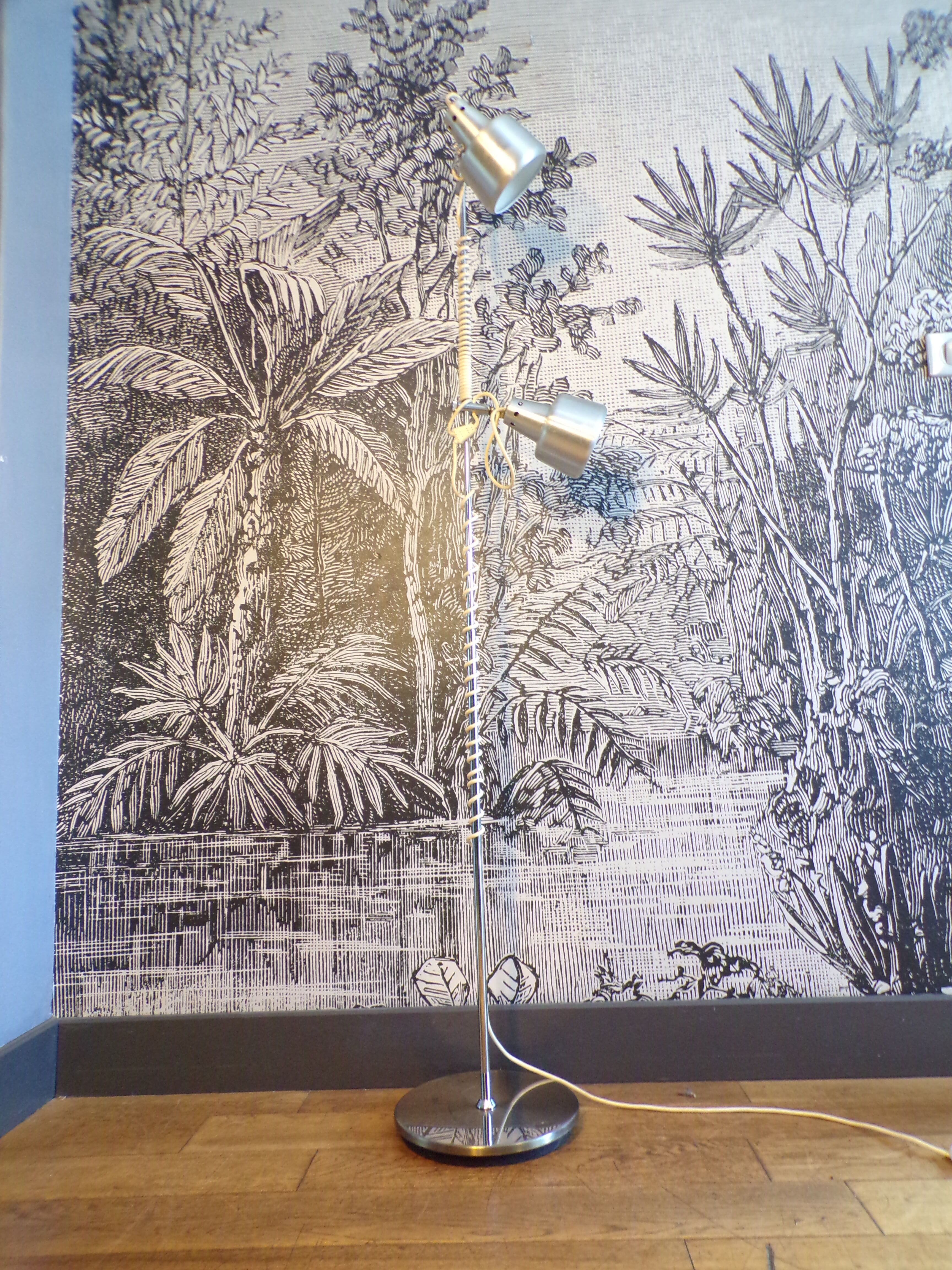 Lampadaire 1970 2 feux