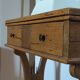Lyre bedside table, cherry wood, 1960s.