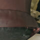 Leather pod club chair Brazilian influence, 1960s