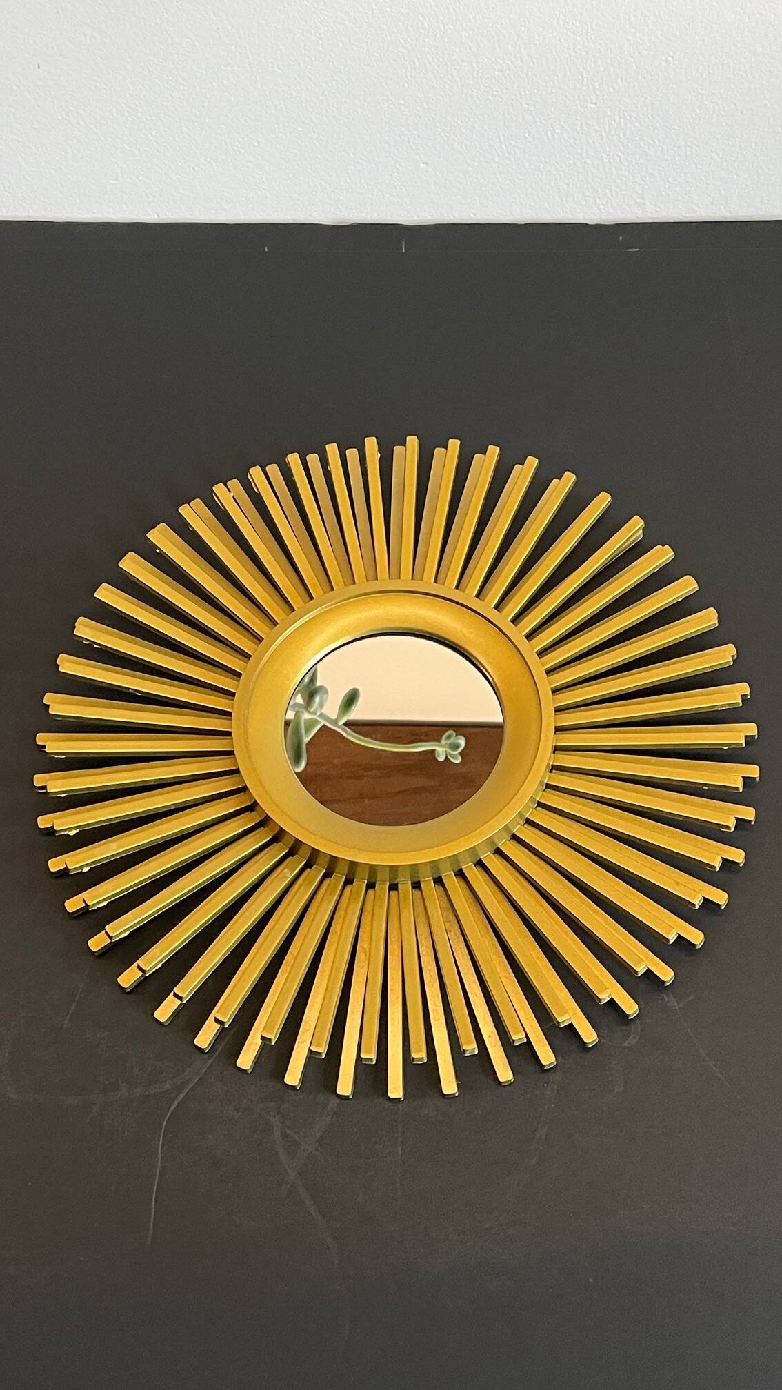 Mirror golden sun vintage style