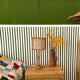 Vintage Bamboo Table Lamp, Organic Bamboo Lamp