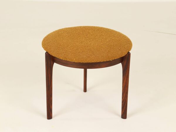 Tabouret, repose-pieds en palissandre, Danemark années 1960