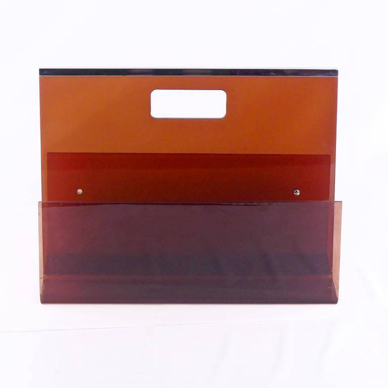 Plexiglass magazine rack Michel Dumas