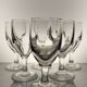 6 wine glasses Late 19th century