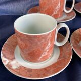 Tasses et sous-tasses à café Villeroy et Boch modèle Siena