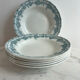 Set of 6 deep plates Saint Amand Argenton collection