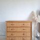 Rattan chest of drawers circa 1960s