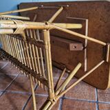 Vintage coffee table - Bamboo & Rattan - 1950s/60s