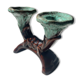 Chandelier double ceramic Vallauris