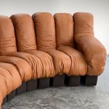 Sofa DS-600 de, Ueli Berger, Eleonore Peduzzi-Riva, Heinz Ulrich, Klaus Vogt for De Sede 1972