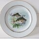 Lot 6 old fish plates, Sofafils porcelain
