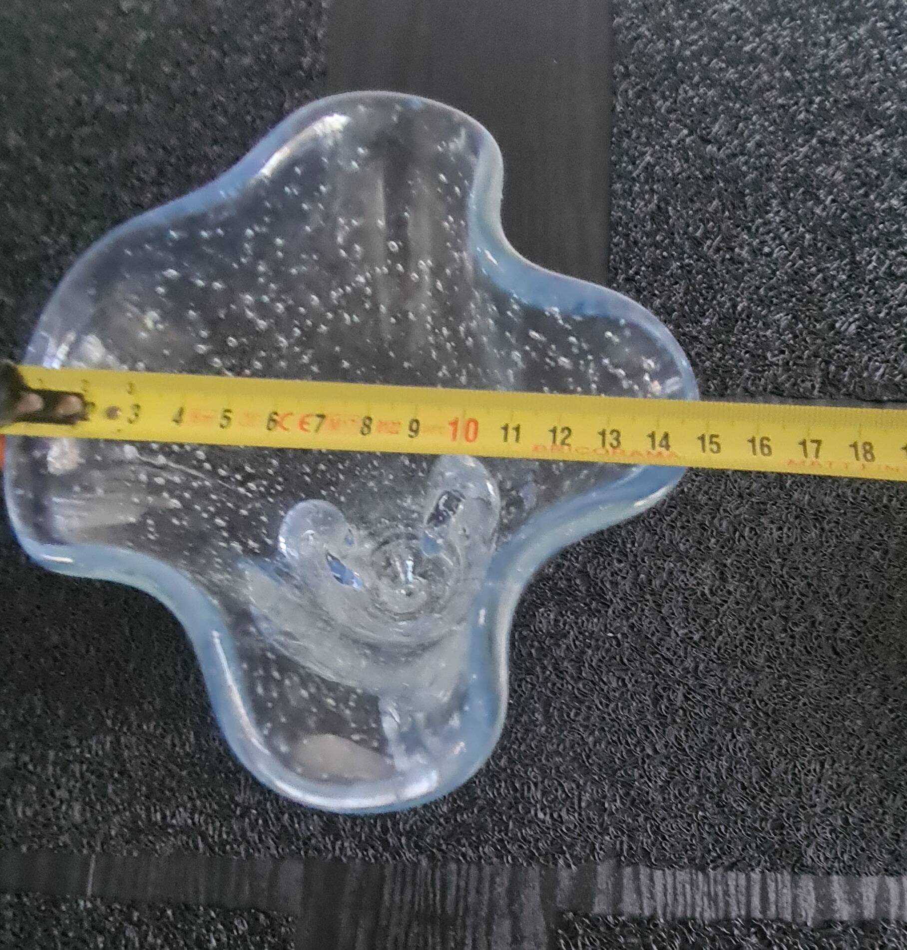 Artist Vase - Farinelli for Biot | Cloud Blue Bubbled Glass