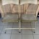 Lot de 2 Chaises pliantes d’opéra vintage