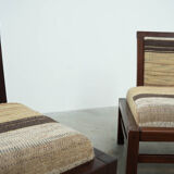 Set of two French lounge chairs