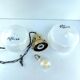 Chandelier 1920 opaline brand bag paris petit modele